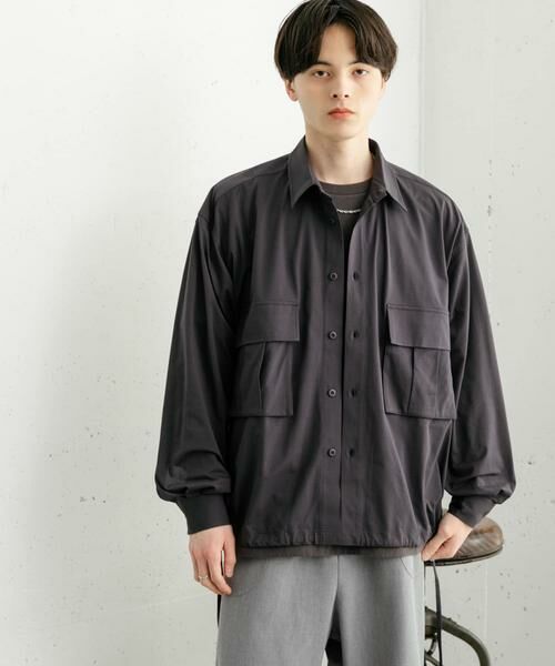 SENSE OF PLACE by URBAN RESEARCH / センスオブプレイス バイ アーバンリサーチ シャツ・ブラウス | ドットメッシュダブルポケットロングスリーブシャツ | 詳細23