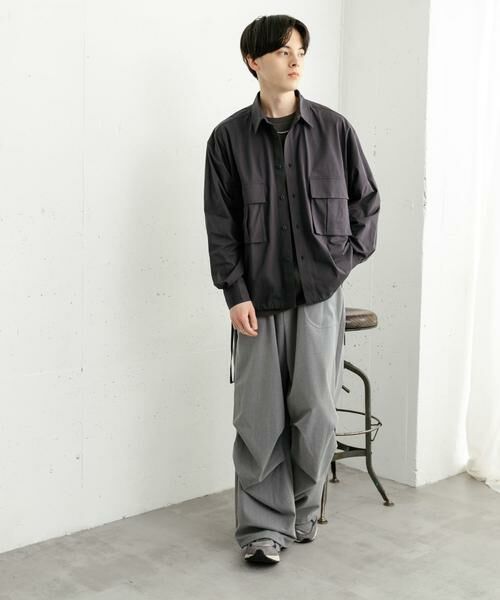 SENSE OF PLACE by URBAN RESEARCH / センスオブプレイス バイ アーバンリサーチ シャツ・ブラウス | ドットメッシュダブルポケットロングスリーブシャツ | 詳細28