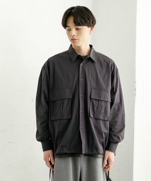 SENSE OF PLACE by URBAN RESEARCH / センスオブプレイス バイ アーバンリサーチ シャツ・ブラウス | ドットメッシュダブルポケットロングスリーブシャツ | 詳細29