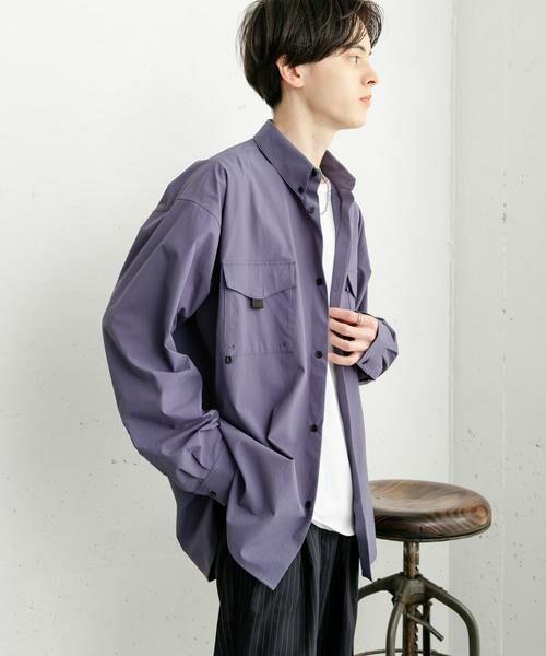 SENSE OF PLACE by URBAN RESEARCH / センスオブプレイス バイ アーバンリサーチ シャツ・ブラウス | リップストップフィッシングシャツ | 詳細4
