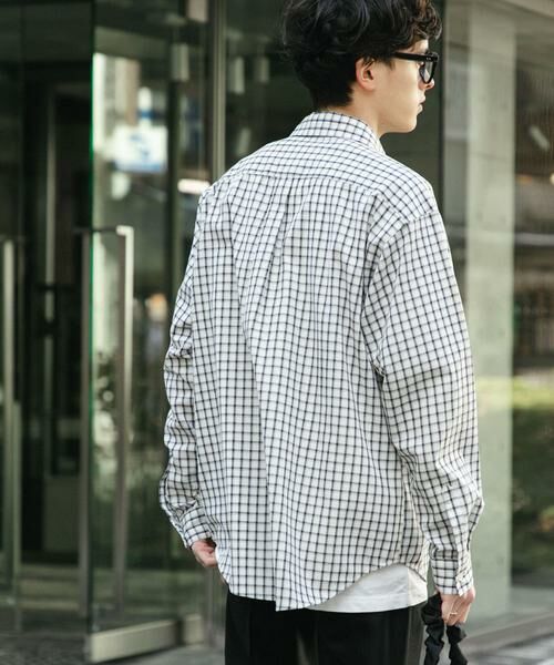 SENSE OF PLACE by URBAN RESEARCH / センスオブプレイス バイ アーバンリサーチ シャツ・ブラウス | 『ユニセックス』グラフチェックルーズシャツ | 詳細2