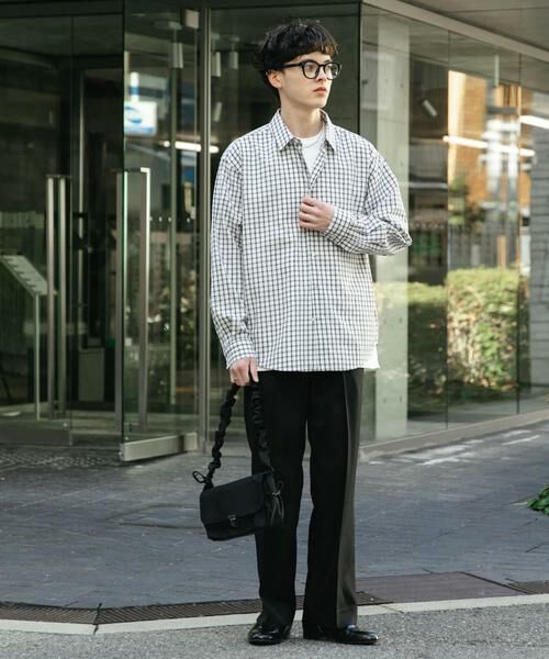 SENSE OF PLACE by URBAN RESEARCH / センスオブプレイス バイ アーバンリサーチ シャツ・ブラウス | 『ユニセックス』グラフチェックルーズシャツ | 詳細6