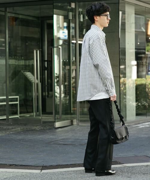 SENSE OF PLACE by URBAN RESEARCH / センスオブプレイス バイ アーバンリサーチ シャツ・ブラウス | 『ユニセックス』グラフチェックルーズシャツ | 詳細8