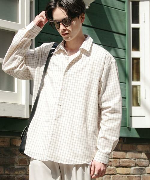 SENSE OF PLACE by URBAN RESEARCH / センスオブプレイス バイ アーバンリサーチ シャツ・ブラウス | 『ユニセックス』グラフチェックルーズシャツ | 詳細12