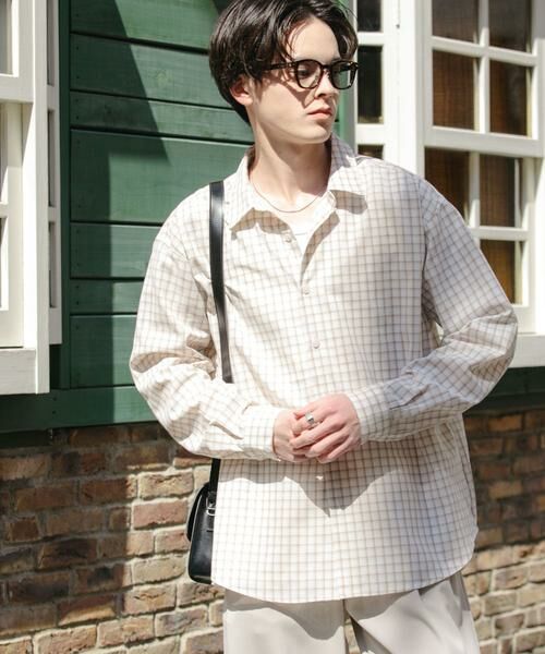 SENSE OF PLACE by URBAN RESEARCH / センスオブプレイス バイ アーバンリサーチ シャツ・ブラウス | 『ユニセックス』グラフチェックルーズシャツ | 詳細14