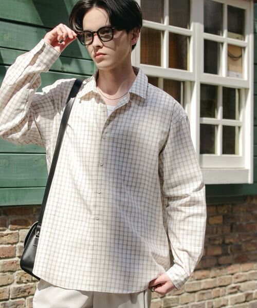 SENSE OF PLACE by URBAN RESEARCH / センスオブプレイス バイ アーバンリサーチ シャツ・ブラウス | 『ユニセックス』グラフチェックルーズシャツ | 詳細15