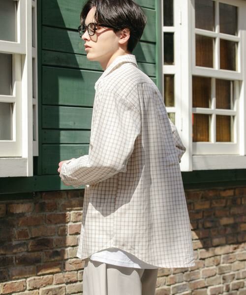 SENSE OF PLACE by URBAN RESEARCH / センスオブプレイス バイ アーバンリサーチ シャツ・ブラウス | 『ユニセックス』グラフチェックルーズシャツ | 詳細16