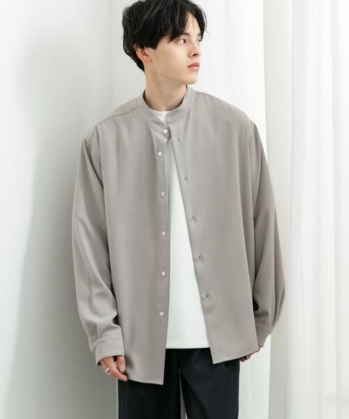 SENSE OF PLACE by URBAN RESEARCH / センスオブプレイス バイ アーバンリサーチ シャツ・ブラウス | 『ユニセックス』アムンゼンバンドカラーシャツ | 詳細2