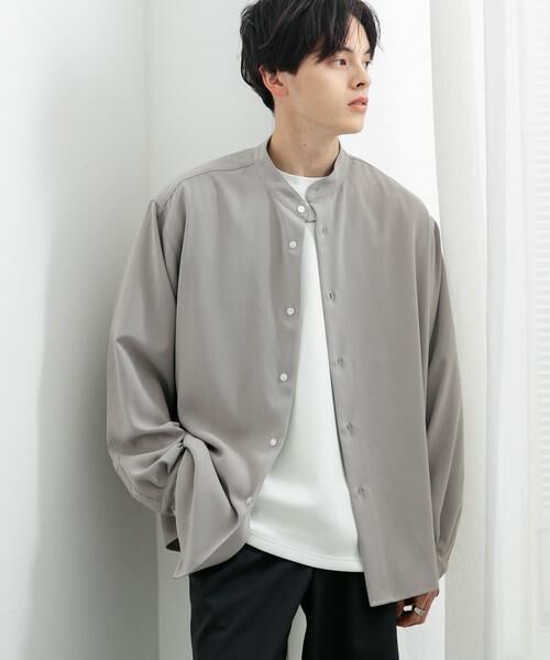 SENSE OF PLACE by URBAN RESEARCH / センスオブプレイス バイ アーバンリサーチ シャツ・ブラウス | 『ユニセックス』アムンゼンバンドカラーシャツ | 詳細3