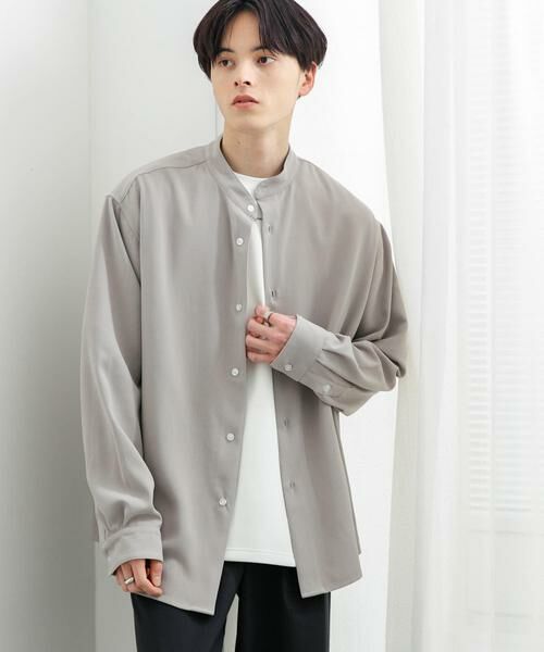 SENSE OF PLACE by URBAN RESEARCH / センスオブプレイス バイ アーバンリサーチ シャツ・ブラウス | 『ユニセックス』アムンゼンバンドカラーシャツ | 詳細4