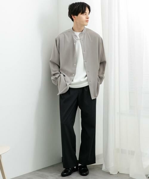 SENSE OF PLACE by URBAN RESEARCH / センスオブプレイス バイ アーバンリサーチ シャツ・ブラウス | 『ユニセックス』アムンゼンバンドカラーシャツ | 詳細6