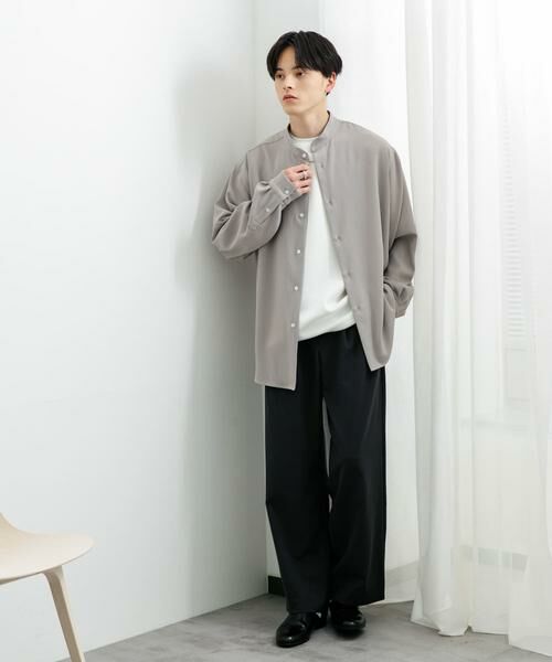 SENSE OF PLACE by URBAN RESEARCH / センスオブプレイス バイ アーバンリサーチ シャツ・ブラウス | 『ユニセックス』アムンゼンバンドカラーシャツ | 詳細7