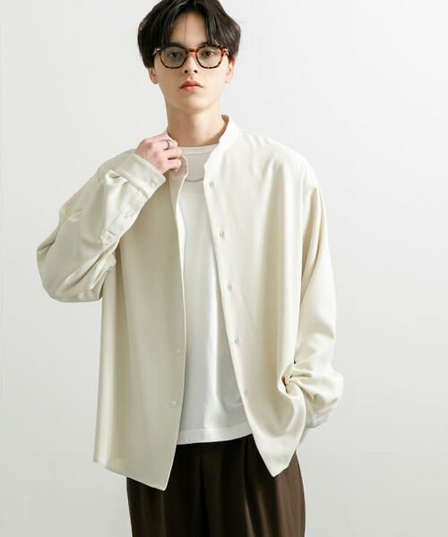 SENSE OF PLACE by URBAN RESEARCH / センスオブプレイス バイ アーバンリサーチ シャツ・ブラウス | 『ユニセックス』アムンゼンバンドカラーシャツ | 詳細21