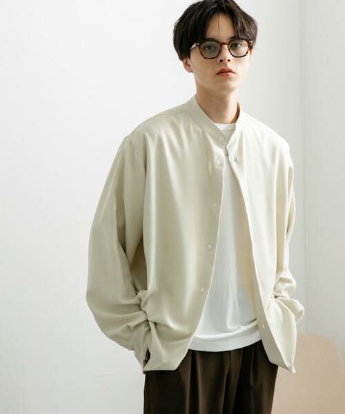 SENSE OF PLACE by URBAN RESEARCH / センスオブプレイス バイ アーバンリサーチ シャツ・ブラウス | 『ユニセックス』アムンゼンバンドカラーシャツ | 詳細25