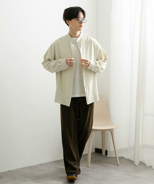 SENSE OF PLACE by URBAN RESEARCH / センスオブプレイス バイ アーバンリサーチ シャツ・ブラウス | 『ユニセックス』アムンゼンバンドカラーシャツ | 詳細26