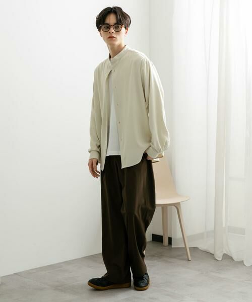 SENSE OF PLACE by URBAN RESEARCH / センスオブプレイス バイ アーバンリサーチ シャツ・ブラウス | 『ユニセックス』アムンゼンバンドカラーシャツ | 詳細27