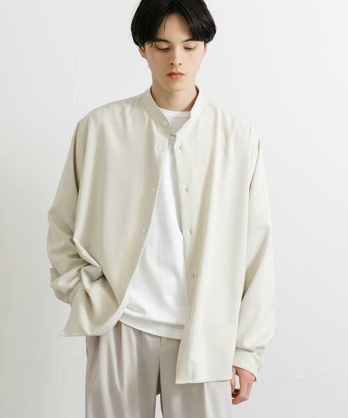 SENSE OF PLACE by URBAN RESEARCH / センスオブプレイス バイ アーバンリサーチ シャツ・ブラウス | 『ユニセックス』アムンゼンバンドカラーシャツ | 詳細28