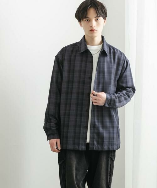 SENSE OF PLACE by URBAN RESEARCH / センスオブプレイス バイ アーバンリサーチ シャツ・ブラウス | オンブレチェックルーズシャツ | 詳細10