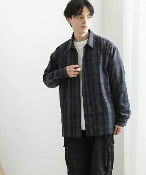 SENSE OF PLACE by URBAN RESEARCH / センスオブプレイス バイ アーバンリサーチ シャツ・ブラウス | オンブレチェックルーズシャツ | 詳細11