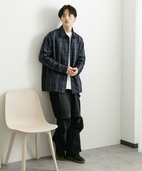 SENSE OF PLACE by URBAN RESEARCH / センスオブプレイス バイ アーバンリサーチ シャツ・ブラウス | オンブレチェックルーズシャツ | 詳細15