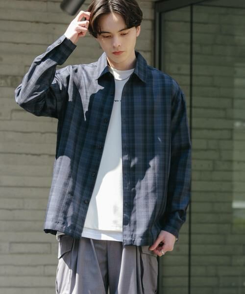 SENSE OF PLACE by URBAN RESEARCH / センスオブプレイス バイ アーバンリサーチ シャツ・ブラウス | オンブレチェックルーズシャツ | 詳細5