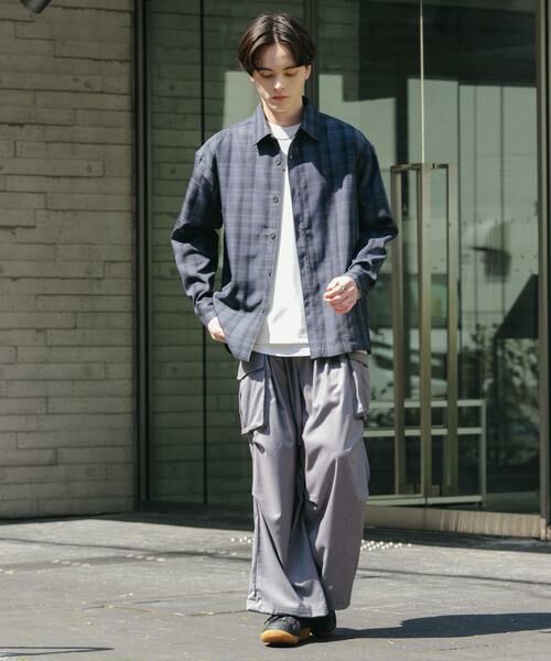 SENSE OF PLACE by URBAN RESEARCH / センスオブプレイス バイ アーバンリサーチ シャツ・ブラウス | オンブレチェックルーズシャツ | 詳細7