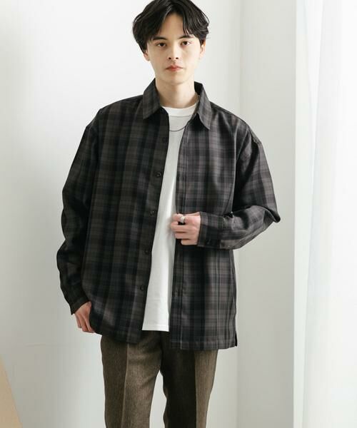 SENSE OF PLACE by URBAN RESEARCH / センスオブプレイス バイ アーバンリサーチ シャツ・ブラウス | オンブレチェックルーズシャツ | 詳細21