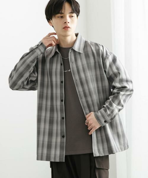 SENSE OF PLACE by URBAN RESEARCH / センスオブプレイス バイ アーバンリサーチ シャツ・ブラウス | オンブレチェックルーズシャツ | 詳細28