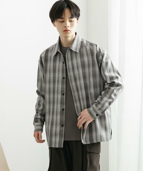 SENSE OF PLACE by URBAN RESEARCH / センスオブプレイス バイ アーバンリサーチ シャツ・ブラウス | オンブレチェックルーズシャツ | 詳細29