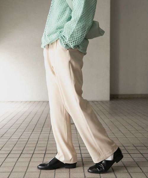 SENSE OF PLACE by URBAN RESEARCH / センスオブプレイス バイ アーバンリサーチ その他パンツ | ストレッチテーパードスラックス | 詳細28