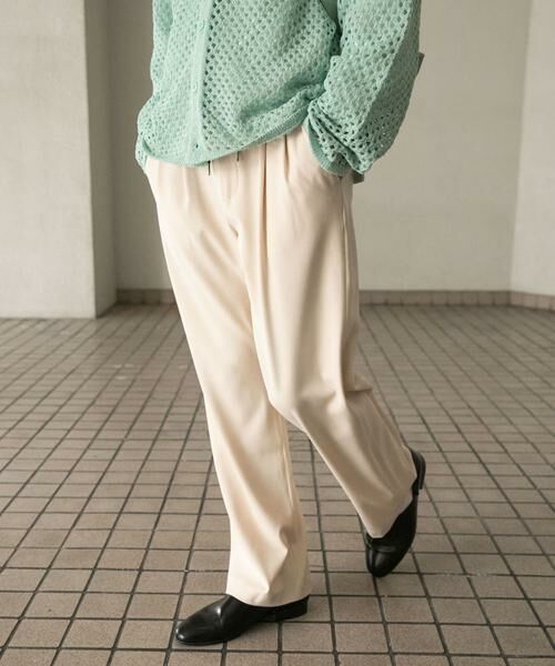 SENSE OF PLACE by URBAN RESEARCH / センスオブプレイス バイ アーバンリサーチ その他パンツ | ストレッチテーパードスラックス | 詳細29