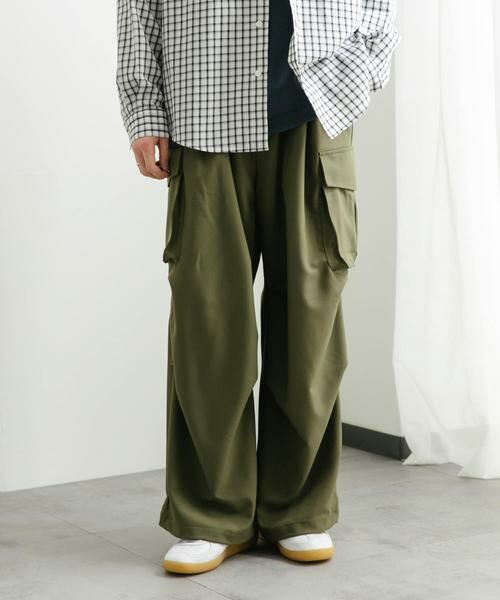 SENSE OF PLACE by URBAN RESEARCH / センスオブプレイス バイ アーバンリサーチ その他パンツ | 『ユニセックス』『セットアップ対応』ワイドカーゴパンツ | 詳細1