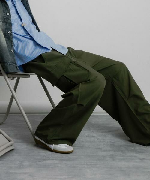 SENSE OF PLACE by URBAN RESEARCH / センスオブプレイス バイ アーバンリサーチ その他パンツ | 『ユニセックス』『セットアップ対応』ワイドカーゴパンツ | 詳細14