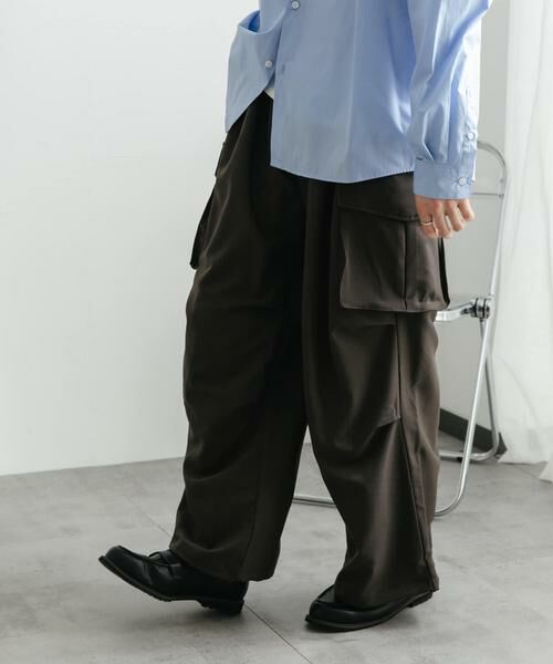 SENSE OF PLACE by URBAN RESEARCH / センスオブプレイス バイ アーバンリサーチ その他パンツ | 『ユニセックス』『セットアップ対応』ワイドカーゴパンツ | 詳細27