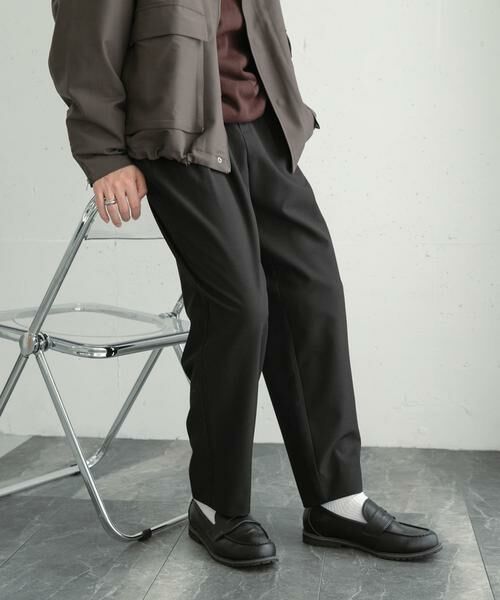 SENSE OF PLACE by URBAN RESEARCH / センスオブプレイス バイ アーバンリサーチ その他パンツ | 『イージーケア』ダブルタックテーパードパンツ | 詳細14