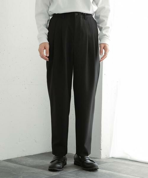 SENSE OF PLACE by URBAN RESEARCH / センスオブプレイス バイ アーバンリサーチ その他パンツ | 『イージーケア』ダブルタックテーパードパンツ | 詳細17