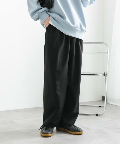 SENSE OF PLACE by URBAN RESEARCH / センスオブプレイス バイ アーバンリサーチ その他パンツ | 『イージーケア』ダブルタックワイドパンツ | 詳細9