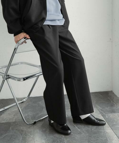 SENSE OF PLACE by URBAN RESEARCH / センスオブプレイス バイ アーバンリサーチ その他パンツ | 『イージーケア』ダブルタックワイドパンツ | 詳細20