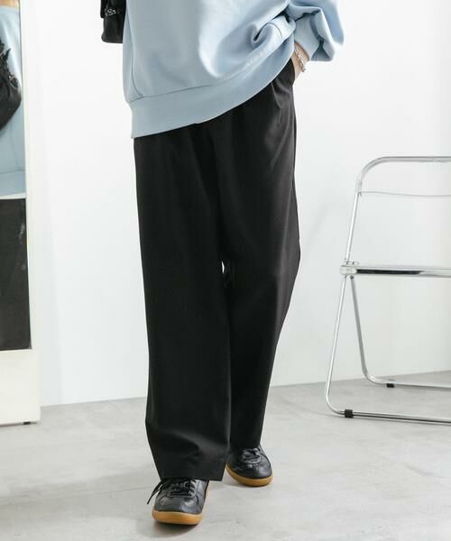 SENSE OF PLACE by URBAN RESEARCH / センスオブプレイス バイ アーバンリサーチ その他パンツ | 『イージーケア』ダブルタックワイドパンツ | 詳細10