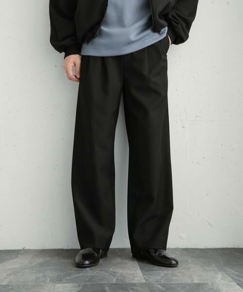 SENSE OF PLACE by URBAN RESEARCH / センスオブプレイス バイ アーバンリサーチ その他パンツ | 『イージーケア』ダブルタックワイドパンツ | 詳細17