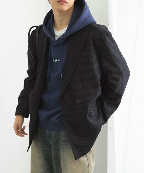 SENSE OF PLACE by URBAN RESEARCH / センスオブプレイス バイ アーバンリサーチ その他アウター | 『セットアップ対応』ピンストライプルーズテーラードジャケット | 詳細11