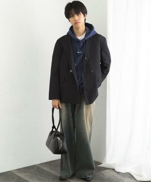 SENSE OF PLACE by URBAN RESEARCH / センスオブプレイス バイ アーバンリサーチ その他アウター | 『セットアップ対応』ピンストライプルーズテーラードジャケット | 詳細16