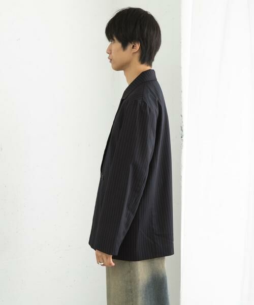 SENSE OF PLACE by URBAN RESEARCH / センスオブプレイス バイ アーバンリサーチ その他アウター | 『セットアップ対応』ピンストライプルーズテーラードジャケット | 詳細19