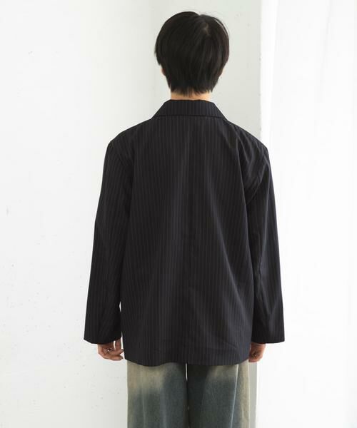 SENSE OF PLACE by URBAN RESEARCH / センスオブプレイス バイ アーバンリサーチ その他アウター | 『セットアップ対応』ピンストライプルーズテーラードジャケット | 詳細20