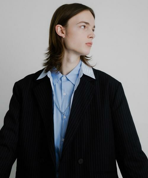 SENSE OF PLACE by URBAN RESEARCH / センスオブプレイス バイ アーバンリサーチ その他アウター | 『セットアップ対応』ピンストライプルーズテーラードジャケット | 詳細7