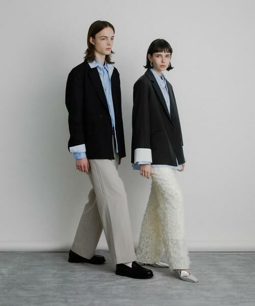 SENSE OF PLACE by URBAN RESEARCH / センスオブプレイス バイ アーバンリサーチ その他アウター | 『セットアップ対応』ピンストライプルーズテーラードジャケット | 詳細9