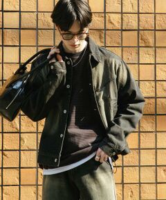 SENSE OF PLACE by URBAN RESEARCH / センスオブプレイス バイ アーバンリサーチ Gジャン・デニムジャケット | 『ユニセックス』『セットアップ対応』ヴィンテージライクデニムブルゾン