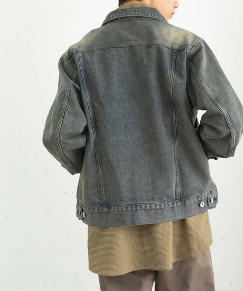 SENSE OF PLACE by URBAN RESEARCH / センスオブプレイス バイ アーバンリサーチ Gジャン・デニムジャケット | 『ユニセックス』『セットアップ対応』ヴィンテージライクデニムブルゾン | 詳細25