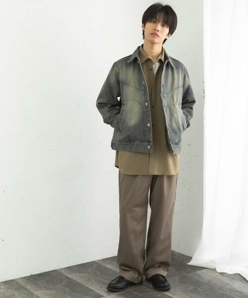 SENSE OF PLACE by URBAN RESEARCH / センスオブプレイス バイ アーバンリサーチ Gジャン・デニムジャケット | 『ユニセックス』『セットアップ対応』ヴィンテージライクデニムブルゾン | 詳細26