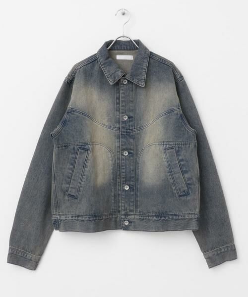 SENSE OF PLACE by URBAN RESEARCH / センスオブプレイス バイ アーバンリサーチ Gジャン・デニムジャケット | 『ユニセックス』『セットアップ対応』ヴィンテージライクデニムブルゾン | 詳細27